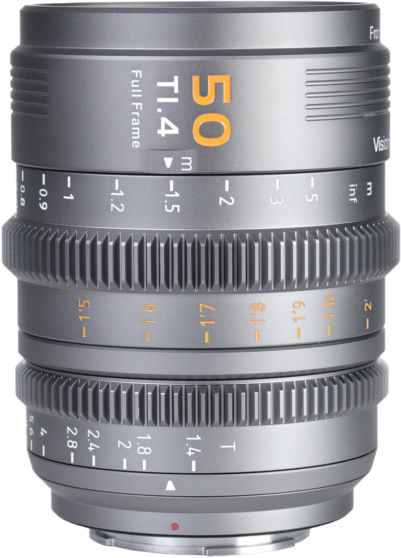 SIRUI Vision Prime 1 50 mm T1.4 Full Frame Cine Lens (Metal Grey, E/Z/RF/L Interchangable Mount)