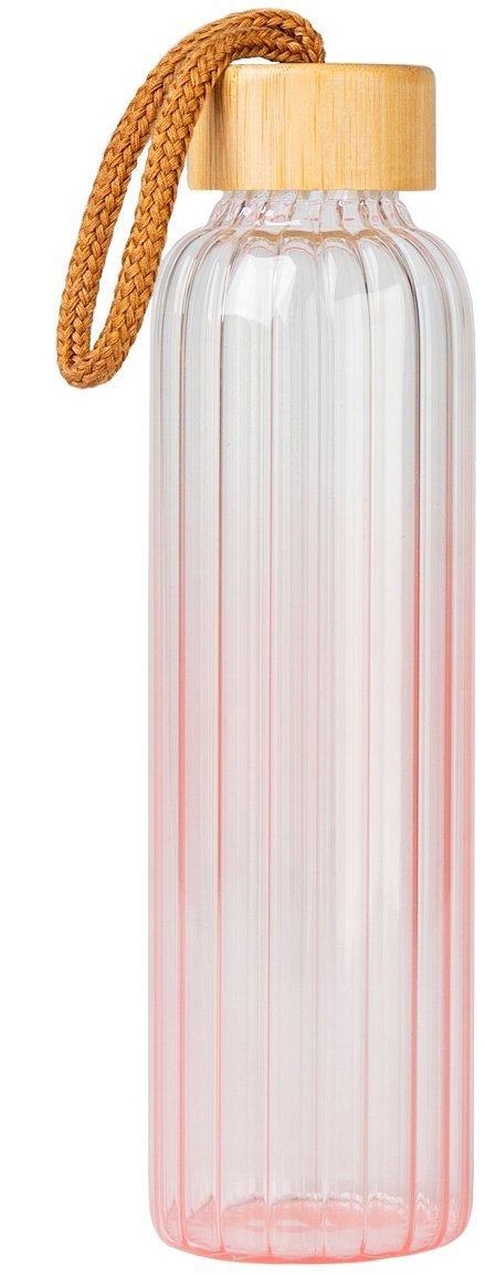 DuraHome Láhev skleněná, HydroLine, 550 ml, růžová_4100