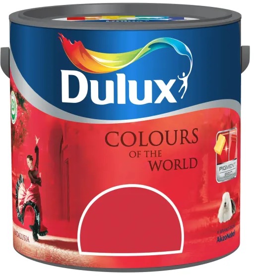 Akzo Nobel Dulux Cow Farby sveta 2,5 l, Ohnivé flamenco