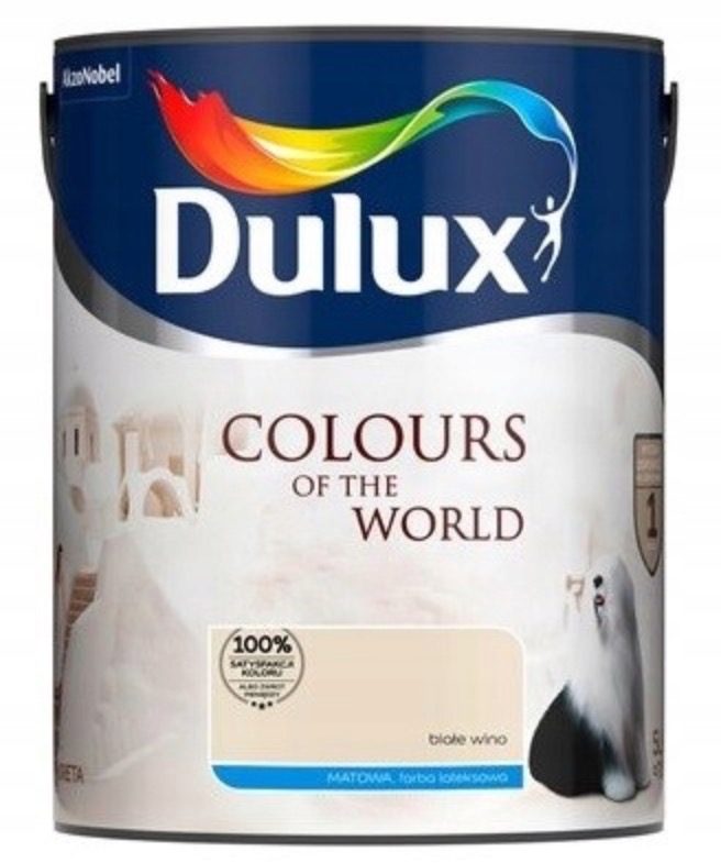 Akzo Nobel Dulux Cow Farby sveta 2,5 l, Biele víno