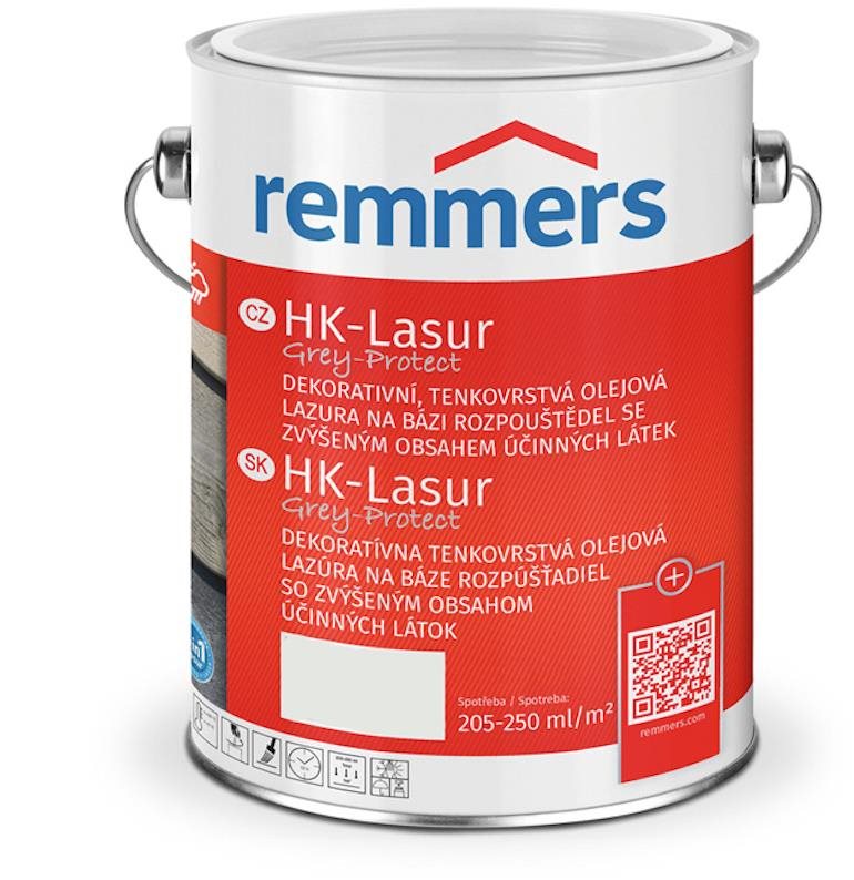 Remmers HK Lazura Grey Protect 2,5 l Silbergrau / Striebristo šedá