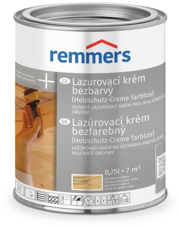 Remmers HK lazúrovací krém 0,75 l Farblos / Bezfarebný