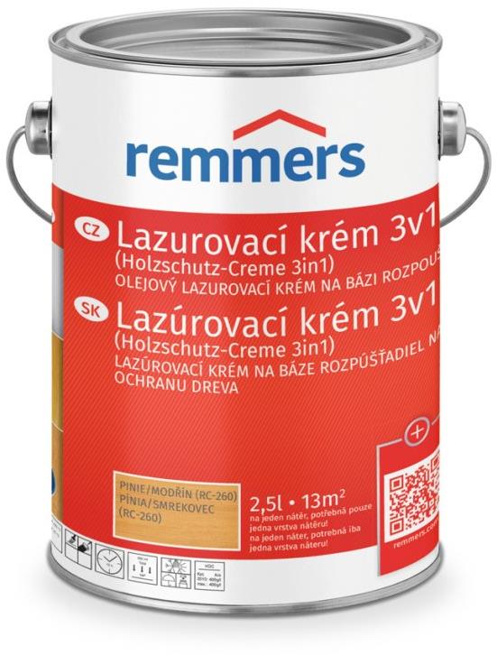 Remmers HK lazúrovací krém 2,5 l Pinie-Larche / Pínia-Modrín