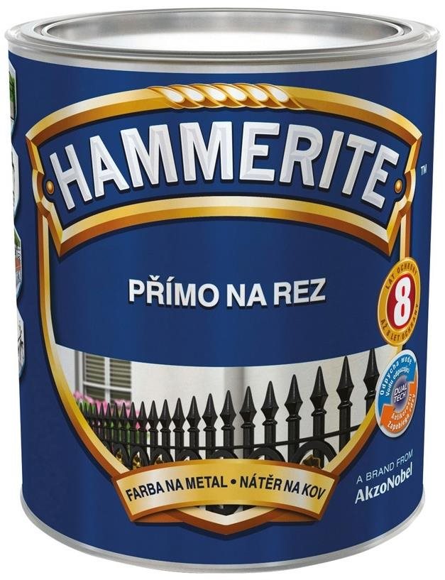 AKZO NOBEL Hammerite Priamo na hrdzu hladký 0,7 l Biely