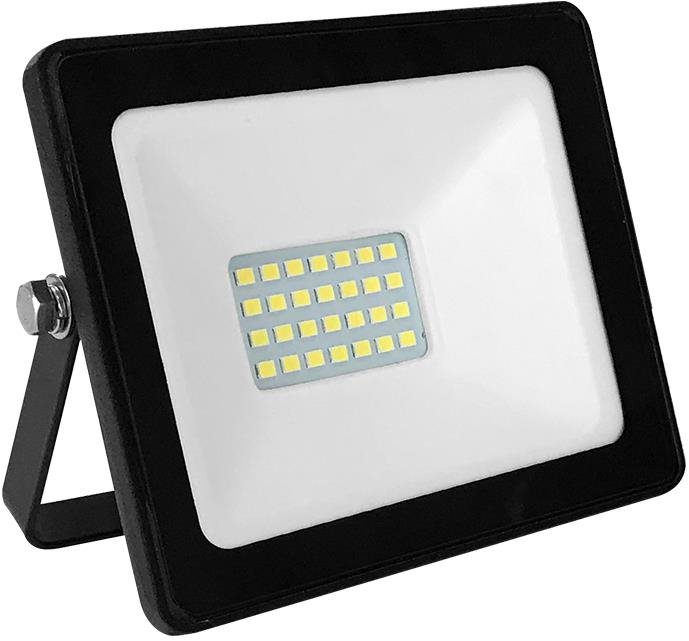 LED vonkajší reflektor Q 10 W / 12 – 24 V DC / 6000 K / 880 lm / 110° / IP66, čierny