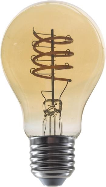 LED filament žiarovka Amber A60 4 W/230 V/E27/1800 K/270 lm/360°/Dim