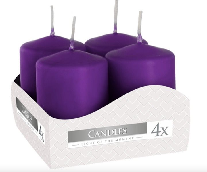 BISPOL Adventné Fialové 4× 60 g