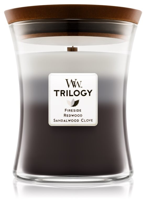 WOODWICK Trilogy Warm Woods Medium Candle 275 g