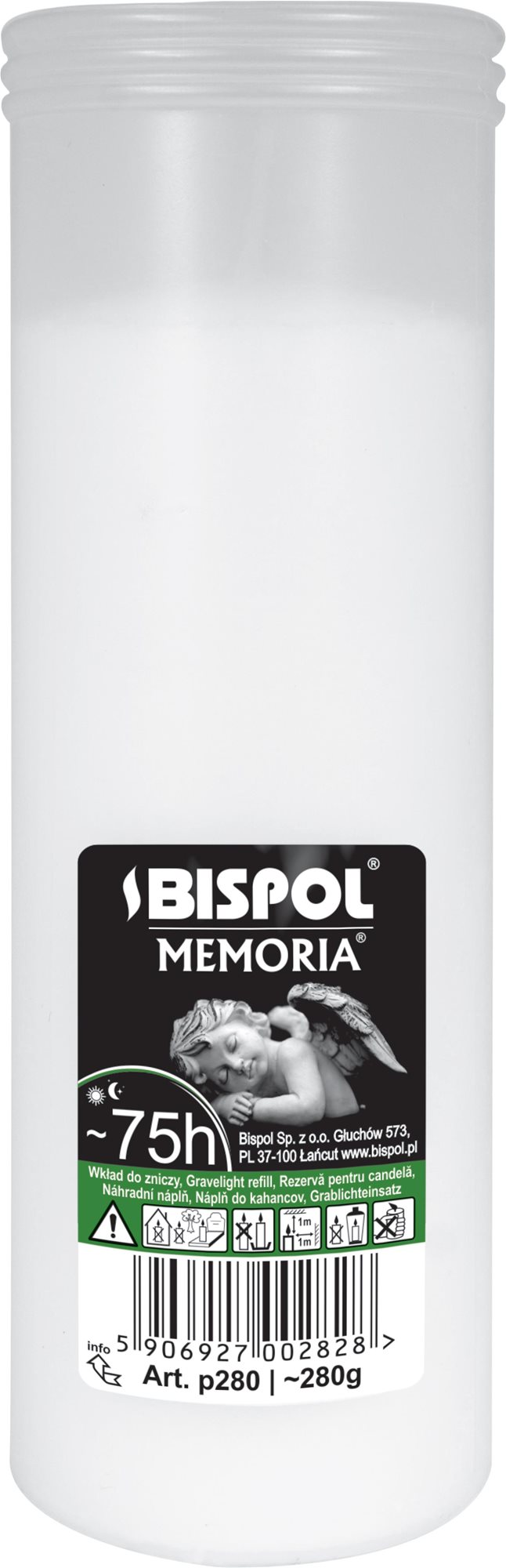 BISPOL cintorínska sviečka Memoria 75 h