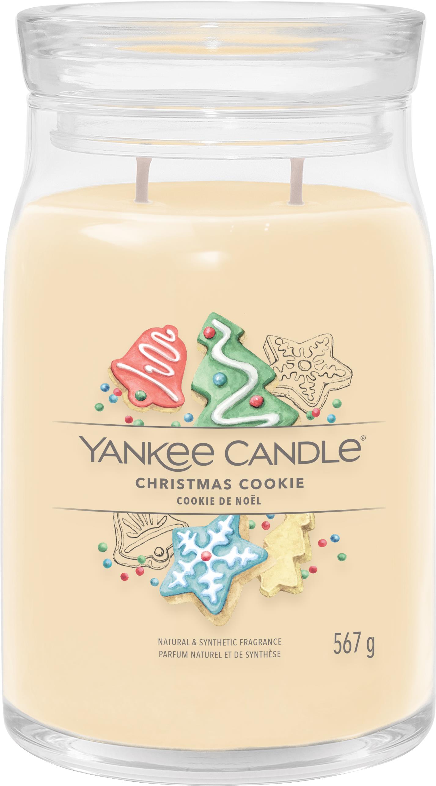 YANKEE CANDLE Signature sklo 2 knôty Christmas Cookie 567 g
