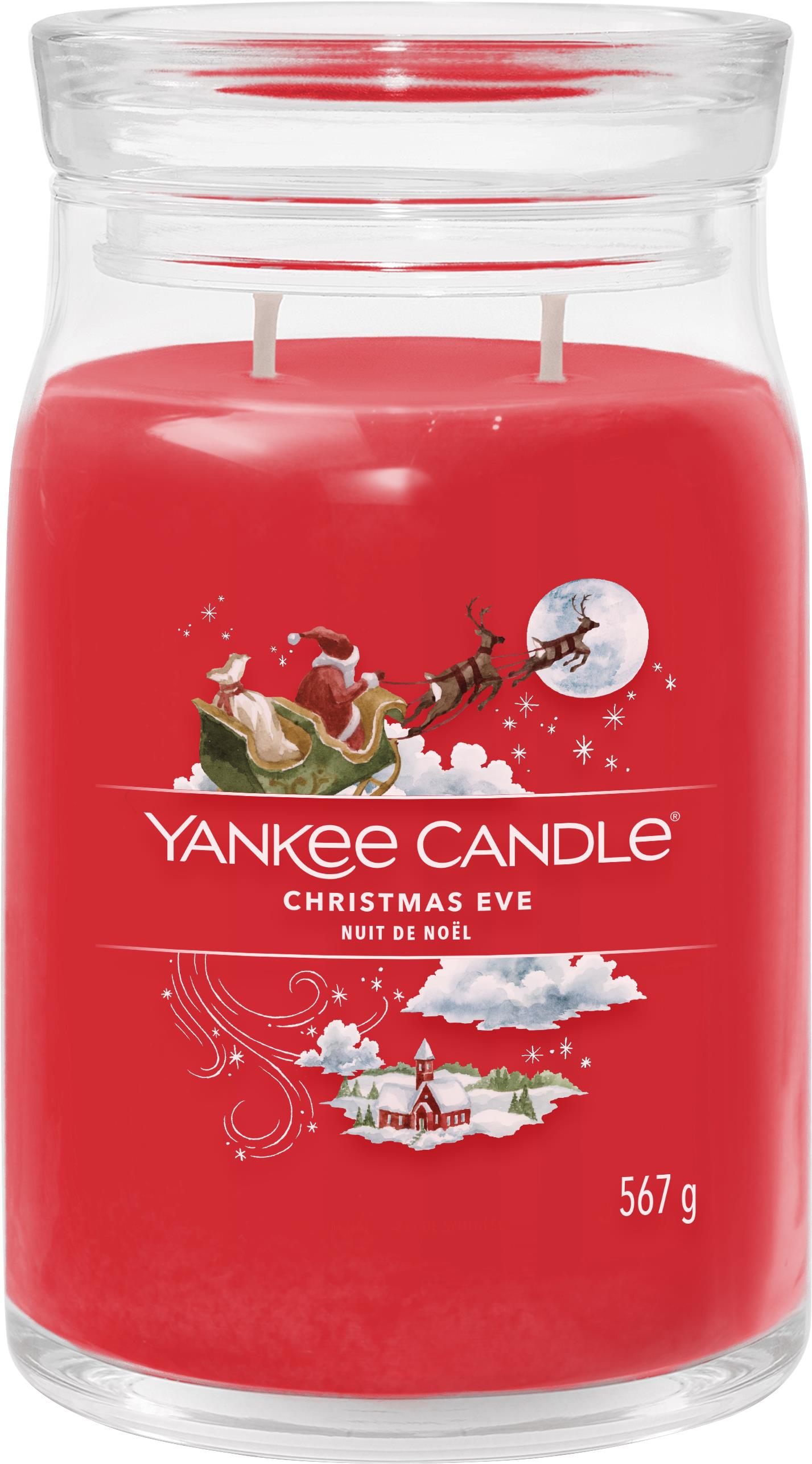 YANKEE CANDLE Signature, sklo, 2 knôty Christmas Eve, 567 g