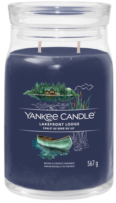 YANKEE CANDLE Signature sklo 2 knôty Lakefront Lodge 567 g