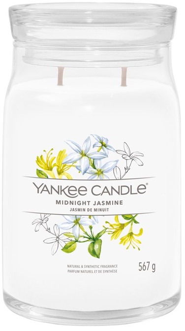 YANKEE CANDLE Signature sklo 2 knôty Midnight Jasmine 567 g