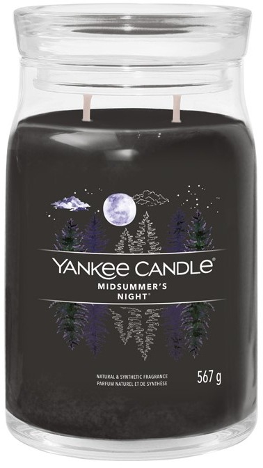 YANKEE CANDLE Signature, sklo, 2 knôty Midsummer’s Night, 567 g