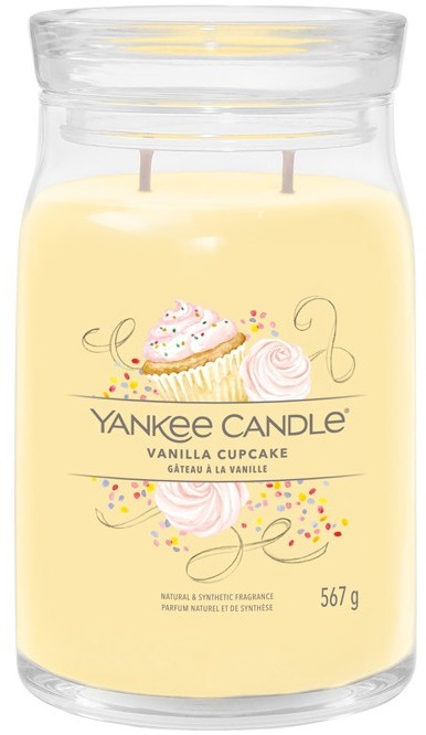 YANKEE CANDLE Signature sklo 2 knôty Vanilla Cupcake 567 g