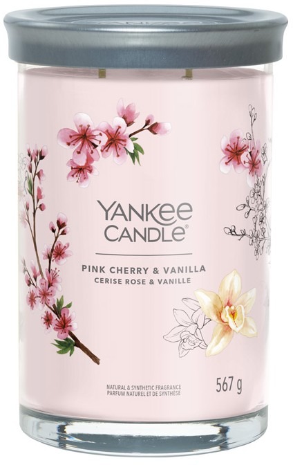 YANKEE CANDLE Signature 2 knôty Pink Cherry & Vanilla 567 g