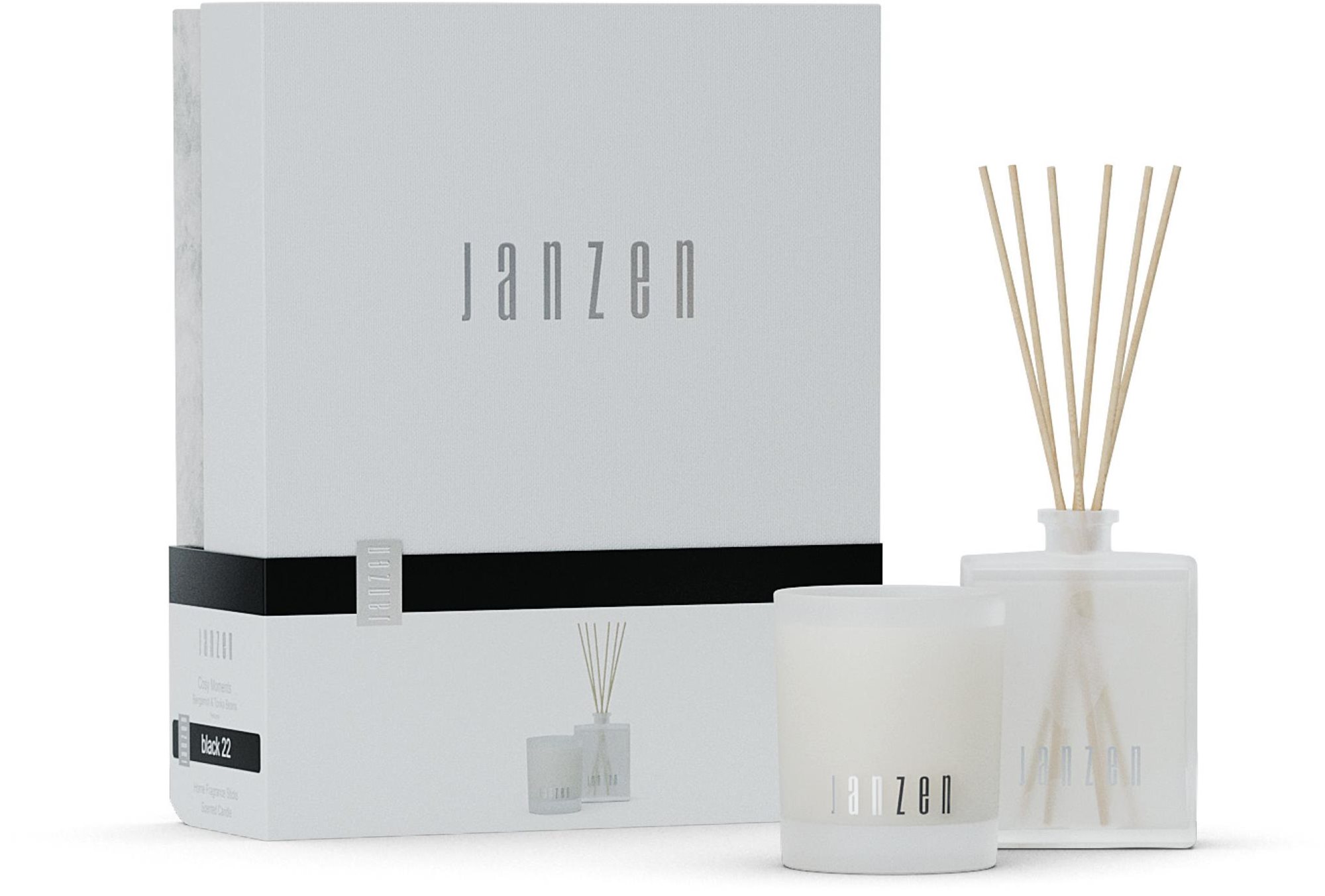 JANZEN darčeková sada Cosy Moments Black 2 ks