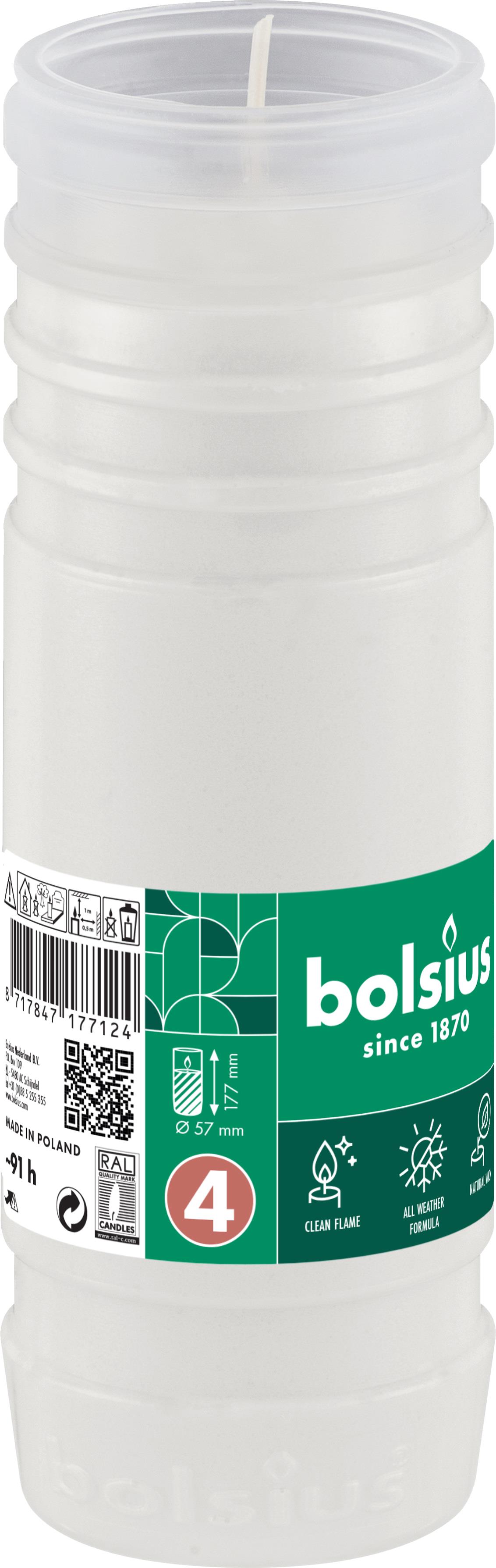 BOLSIUS náplň do kahancov parafínová RP4 biela 277 g