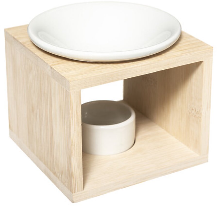 ATMOSPHERA Bamboo v drevenom ráme, 11,5 × 11,5 cm