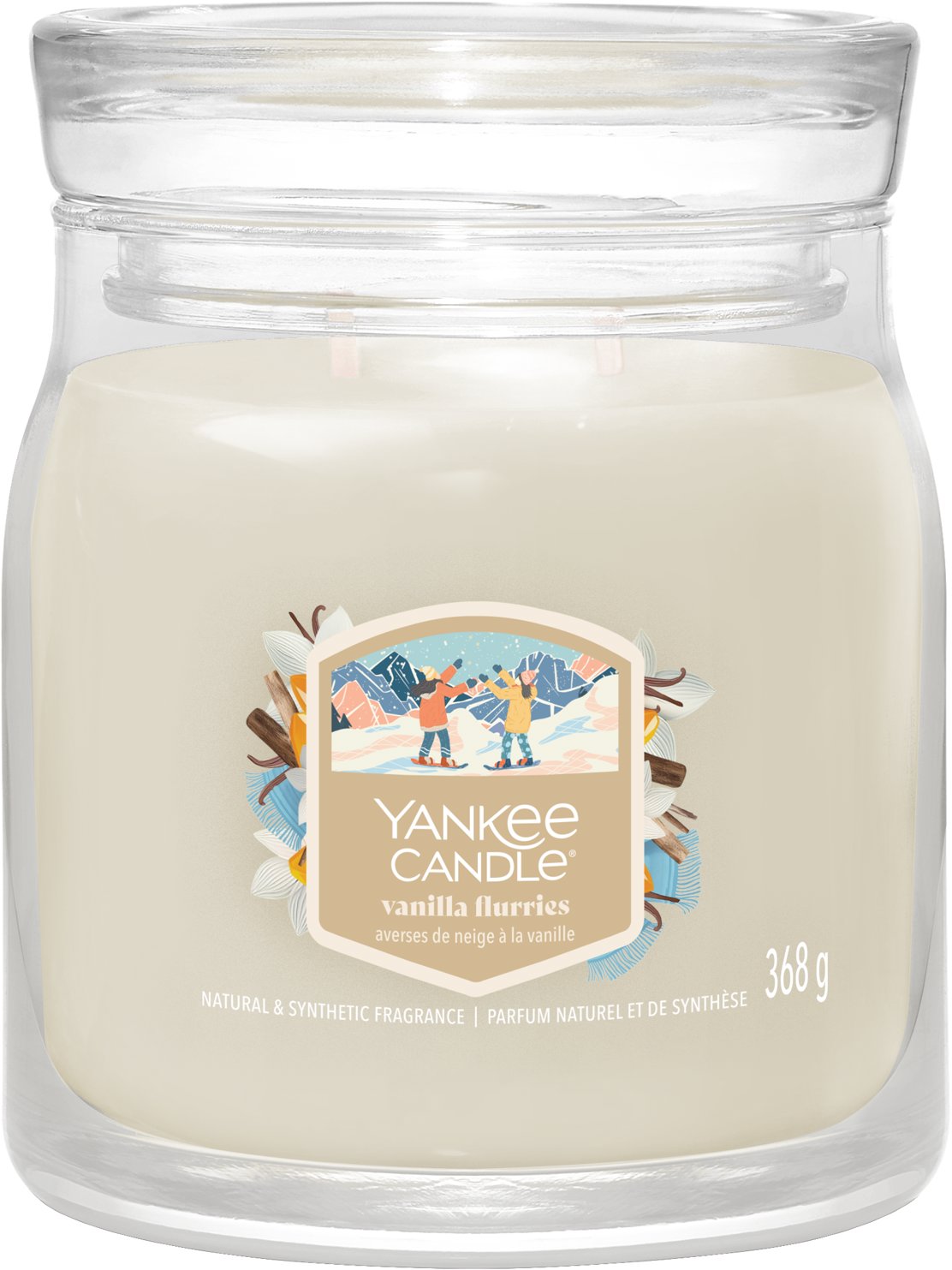 YANKEE CANDLE Signature Vanilla Flurries 368 g