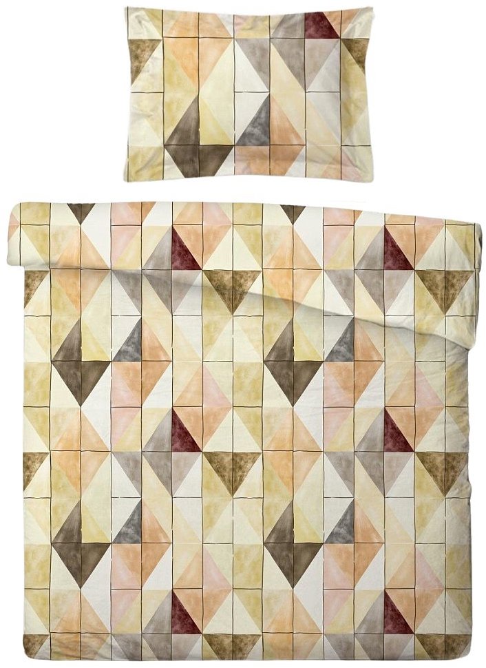 SVITAP sleep well Obliečky mikroflanel Fragmenty 140 × 200, 70 × 90 cm