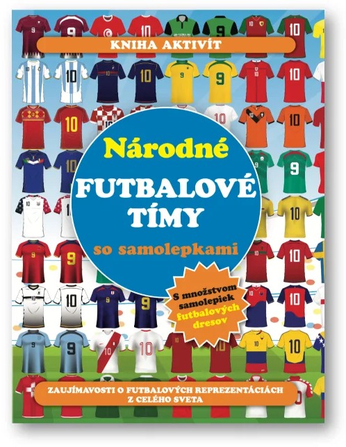 Národné futbalové tímy so samolepkami