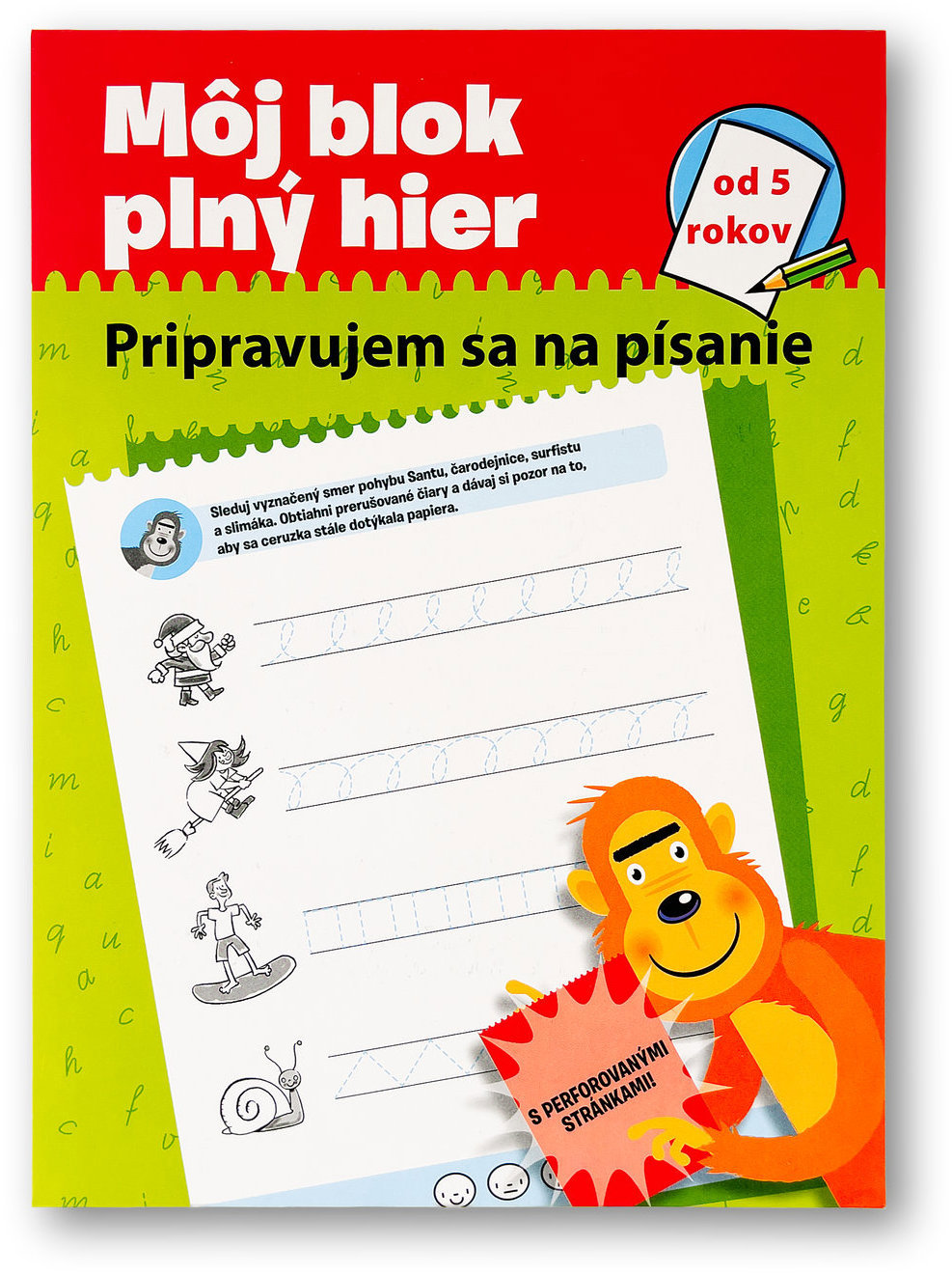 Môj blok plný hier od 5 rokov Pripravujem sa na písanie