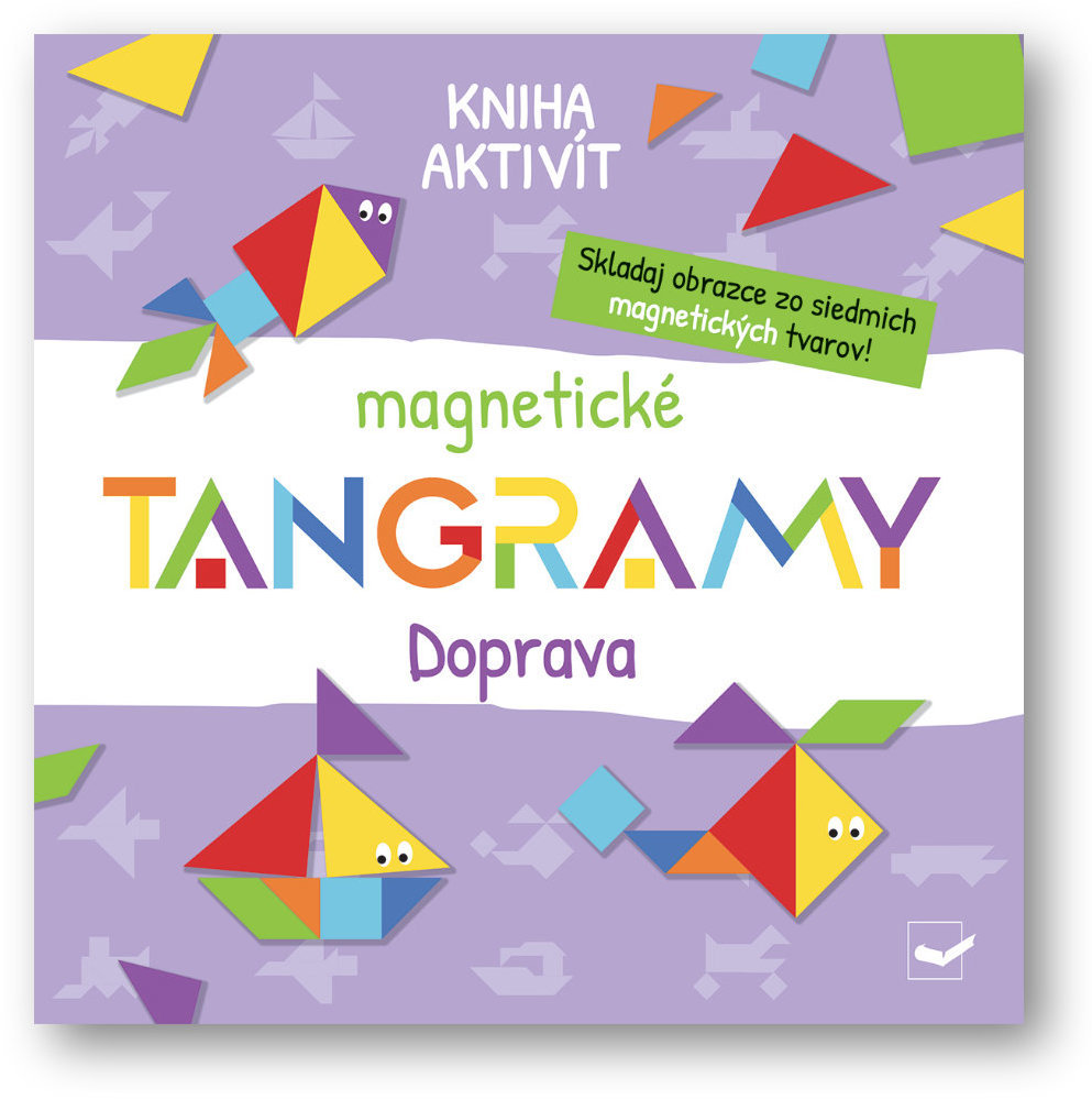 Kniha aktivít magnetické Tangramy Doprava