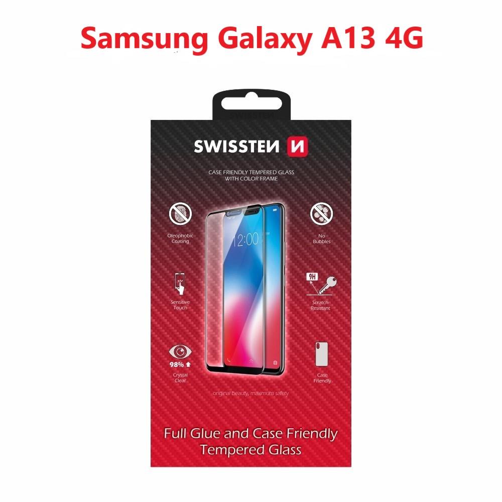 Swissten 3D Full Glue pre Samsung A135 Galaxy A13 4G čierne