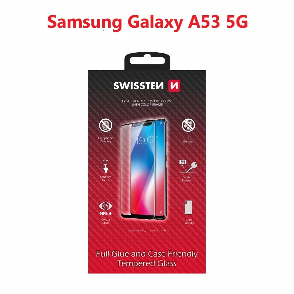 Swissten 3D Full Glue pre Samsung A536 Galaxy A53 5G čierne