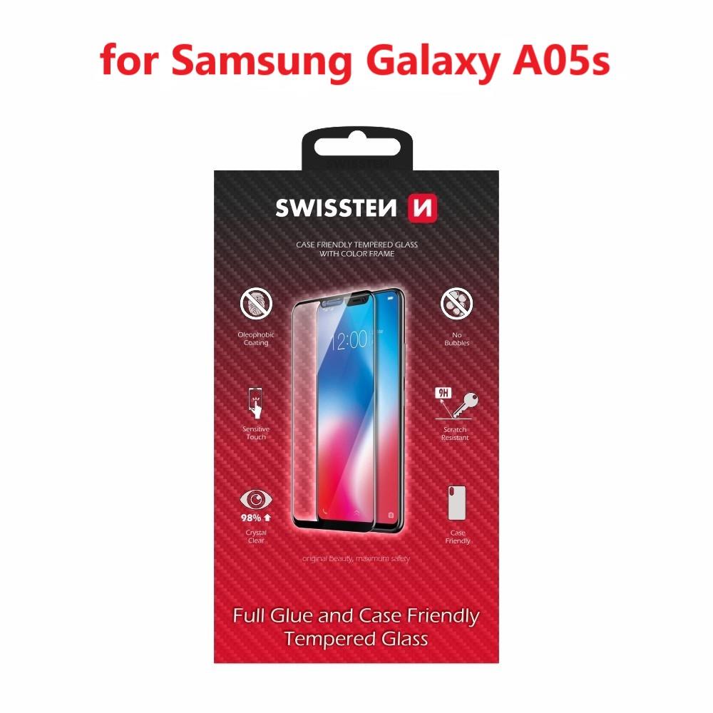 Swissten 3D Full Glue Samsung Galaxy A05s čierne