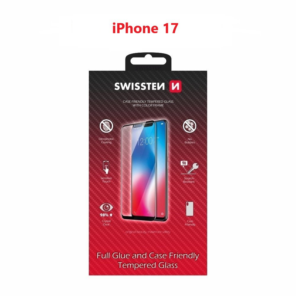 Swissten Case Friendly pre Apple iPhone 17 čierne