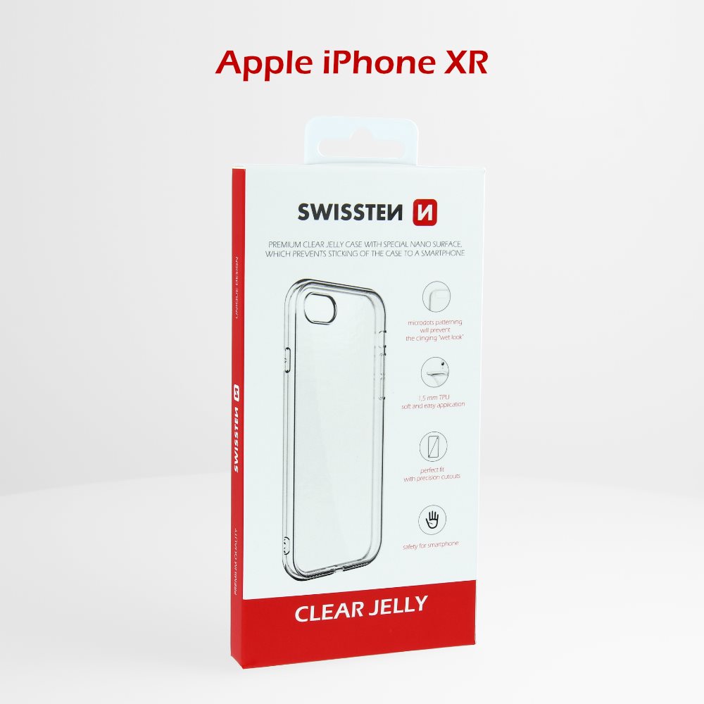 Swissten Clear Jelly na Apple iPhone XR