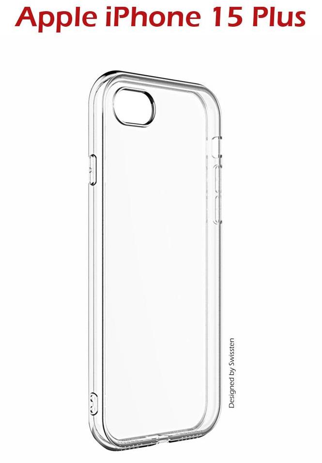 Swissten Clear Jelly na Apple iPhone 15 Plus transparentný