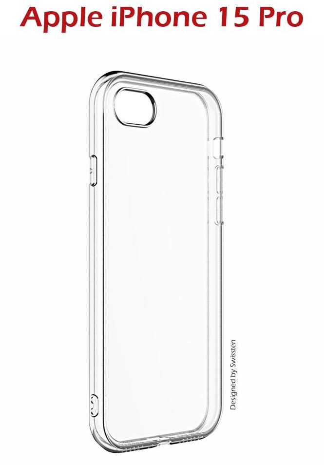 Swissten Clear Jelly pre Apple iPhone 15 Pro transparentný