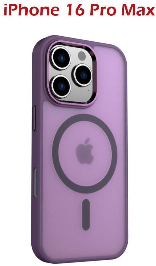 Swissten MagStick Flex na iPhone 16 Pro Max fialový