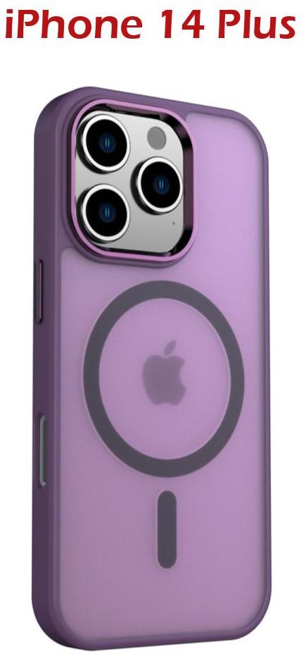 Swissten MagStick Flex na iPhone 14 Plus fialový