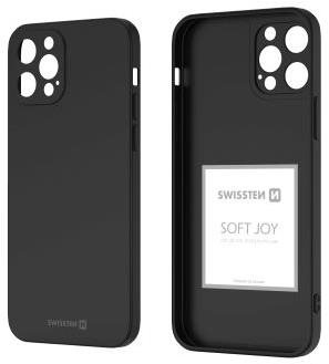 Swissten Soft Joy pre iPhone 13 čierny