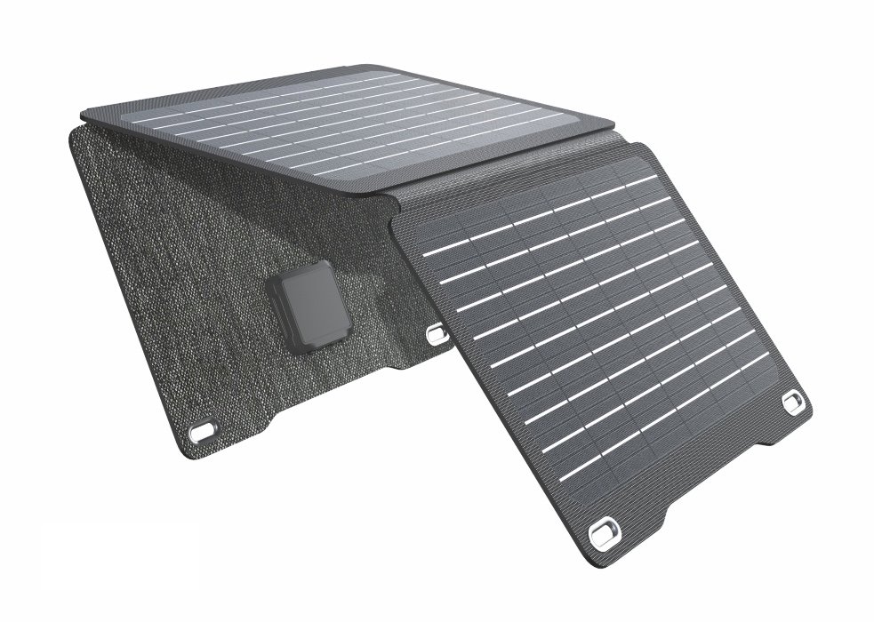Swissten skladací solárny panel 22 W