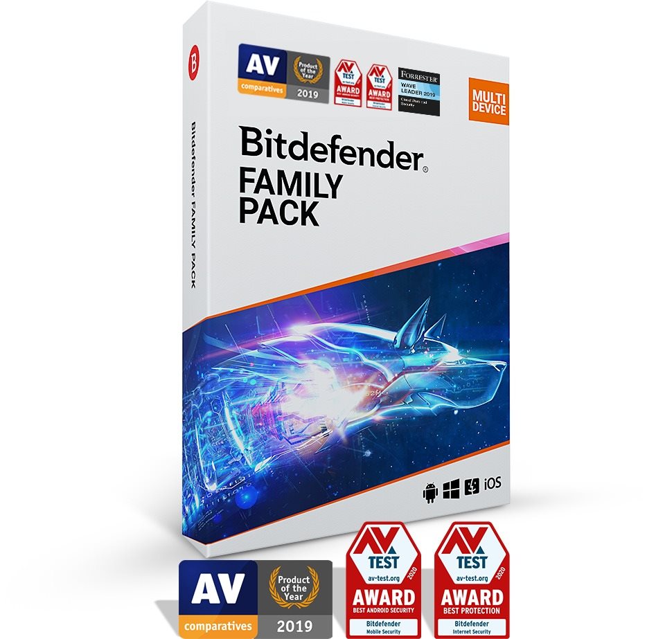 Bitdefender Family Pack pre 15 zariadení na 3 roky (elektronická licencia)