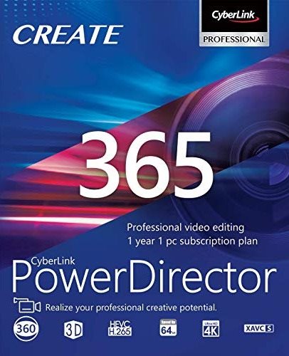 CyberLink PowerDirector 365 na 12 mesiacov (elektronická licencia)