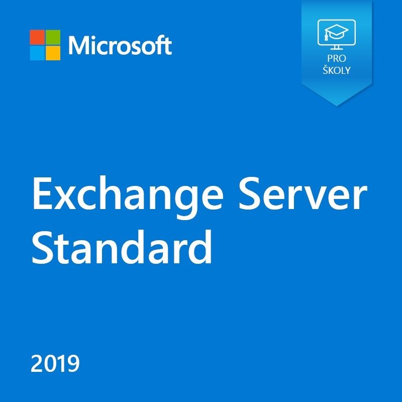 Microsoft Exchange Server Standard 2019, EDU - iba školy (elektronická licencia)