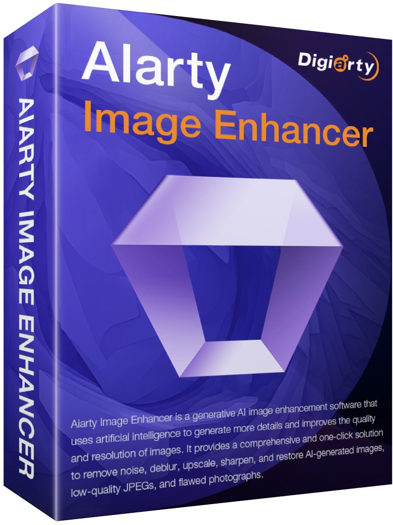 Aiarty Image Enhancer na Windows, celoživotná licencia na 3 PC (elektronická licencia)