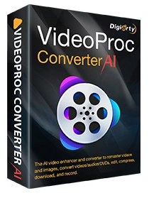 VideoProc Converter AI, celoživotná licencia na Windows (elektronická licencia)