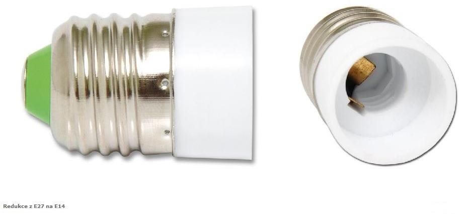 Redukce z E27 na E14