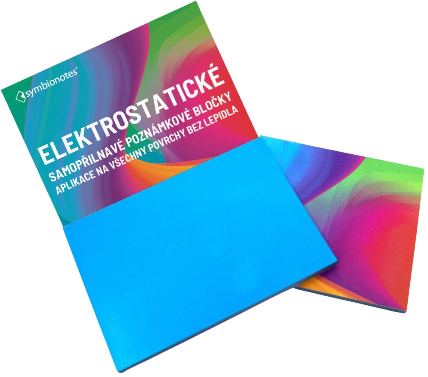 SYMBIO Elektrostatické bločky Symbionotes 70x100 mm modré (100ks)