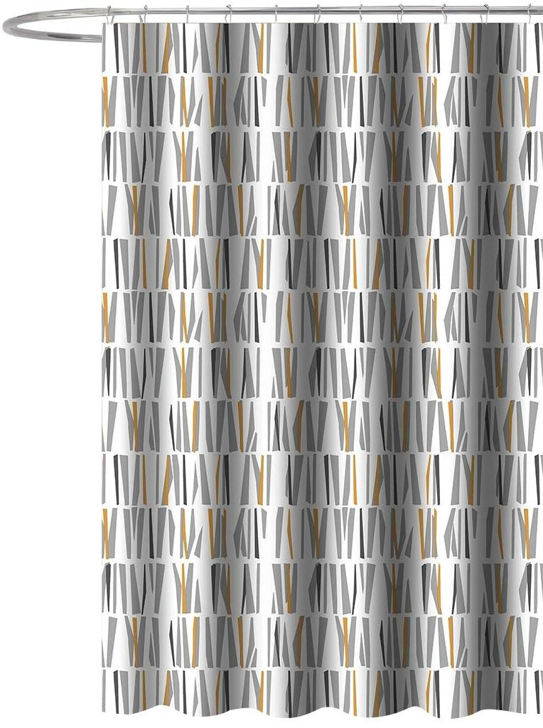 DuraHome Záves kúpeľňový 180 × 200 cm PES, vzorovaný_CY_213761