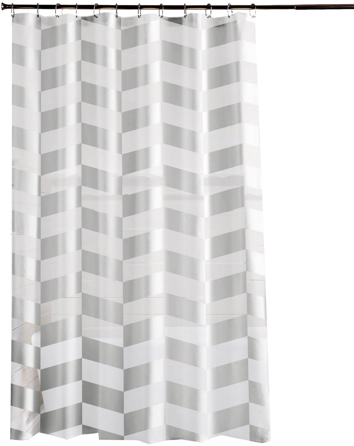 DuraHome Závěs koupelnový 180 × 200 cm Peva - HW1432, Silver