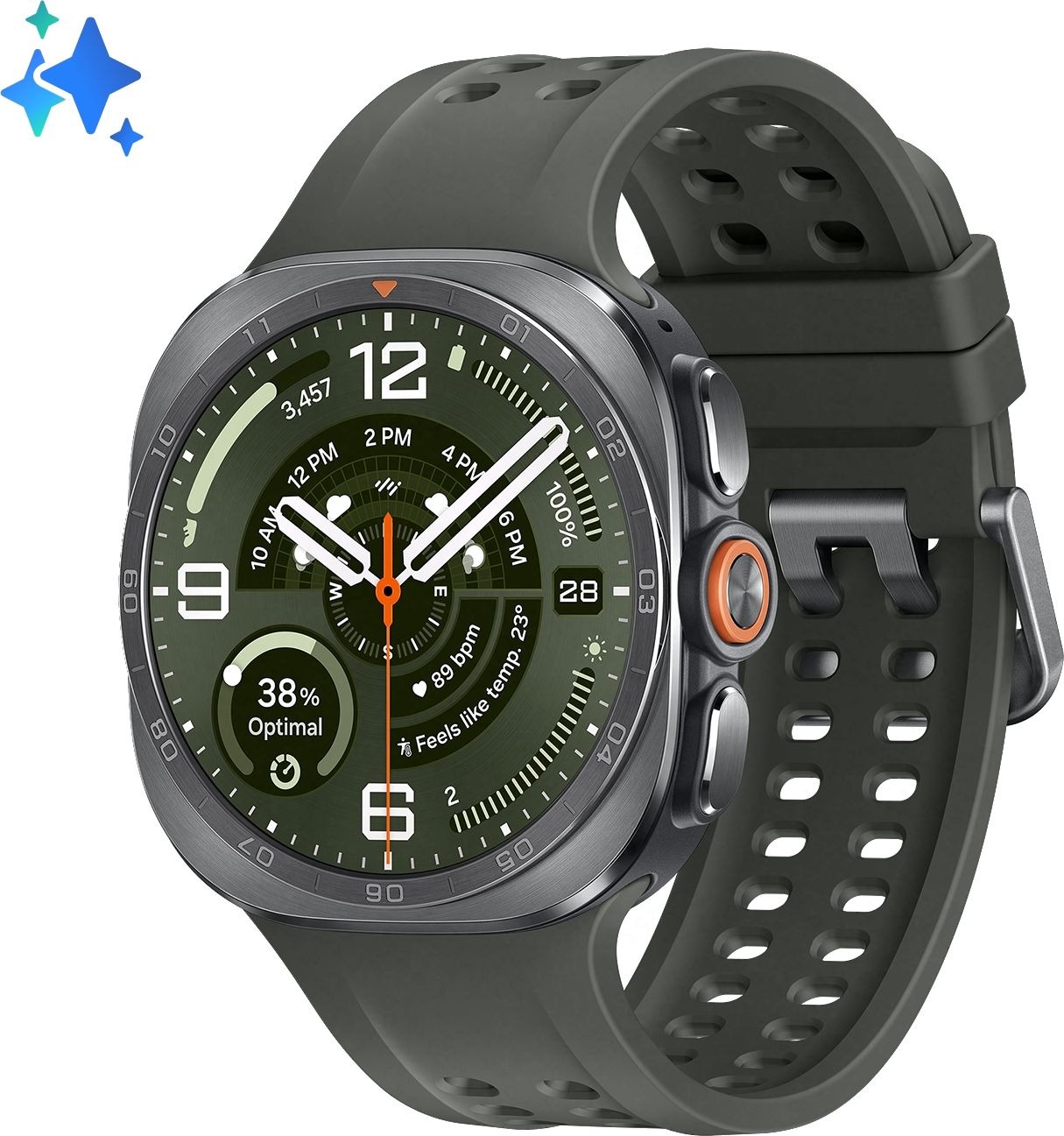 Samsung Galaxy Watch Ultra2 47 mm LTE Strieborné
