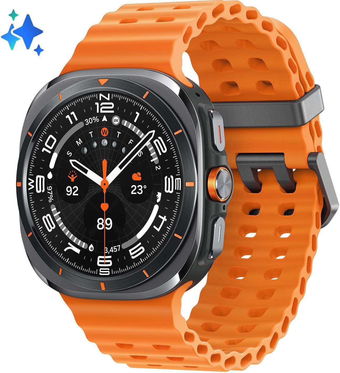 Samsung Galaxy Watch Ultra (2025), sivý titán
